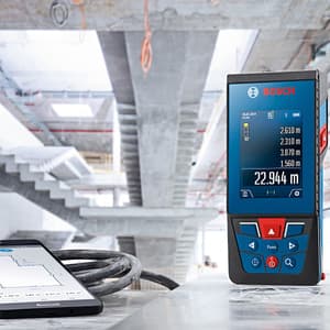 Bosch 100 Mtr Professional Laser Measure For Easy Indoor & Outdoor Measuring & Documenting, GLM 100-25 C