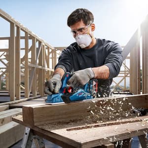 Bosch 18V / 0 - 2.6 mm Professional Cordless Planer (Bare Tool), GHO 185-LI