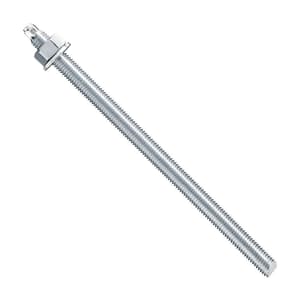 Hilti M20 x 240 mm HAS-U Anchor Rod With Nut & Washer - Galvanised Steel, Grade 5.8 (Pack Of 10 Pcs), 2223874