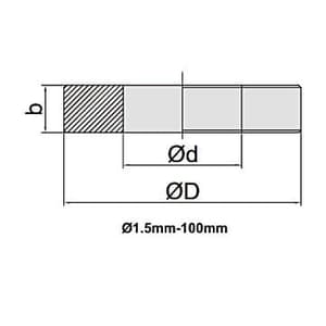 Insize 44 mm Setting Rings, 6312-44