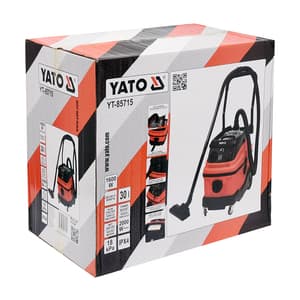 Yato 30L / 1600W Workshop Vacuum Cleaner with Manual Filter Shaker, YT-85715