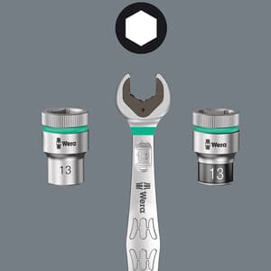 Wera 39 Pcs 1/4 Inch Sq. Drive Tool-Check PLUS, 05056490001